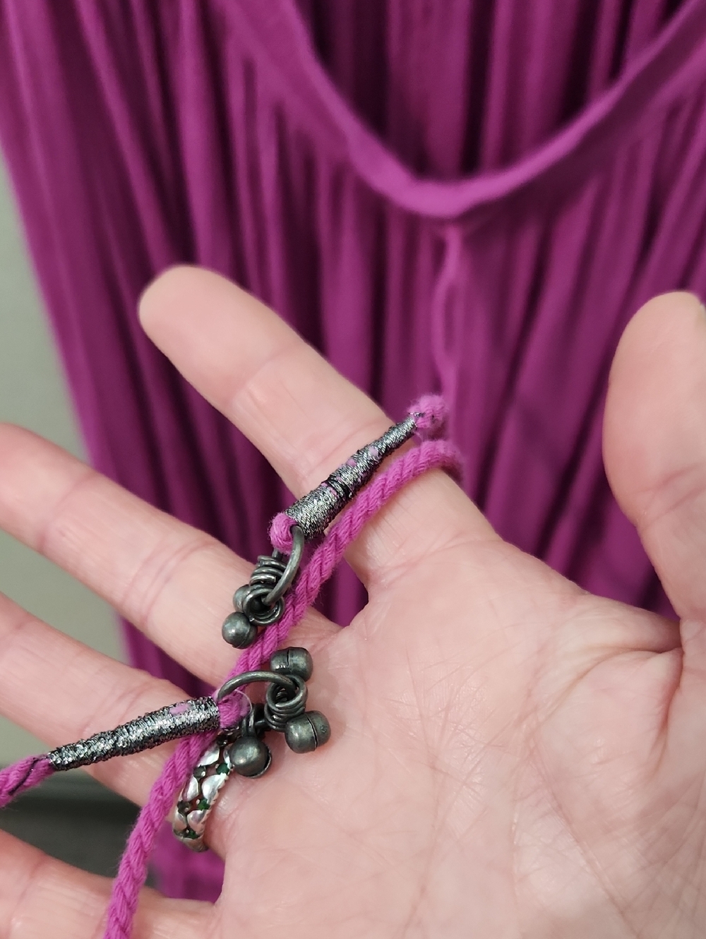 Free People Magenta/Purple Tiered Maxi Dress - Picture 8 of 16